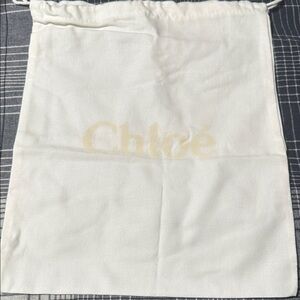 Chloé White Dust Bag 12x14”